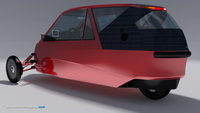 Inde&reg; Solar Powered Amphibian Electric Car with Human Assistance