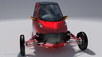 Inde&reg; Solar Powered Amphibian Electric Car with Human Assistance