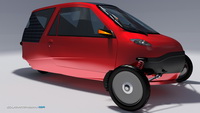 Inde&reg; Solar Powered Amphibian Electric Car with Human Assistance