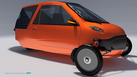 Inde&reg; Solar Powered Amphibian Electric Car with Human Assistance