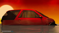 Inde&reg; Solar Powered Amphibian Electric Car with Human Assistance