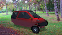 Inde&reg; Solar Powered Amphibian Electric Car with Human Assistance