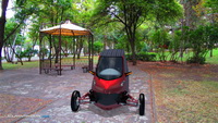 Inde&reg; Solar Powered Amphibian Electric Car with Human Assistance